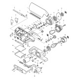 Makita 9901 Corded 76 X 534mm Belt Sander 110v & 240v Spare Parts 9901