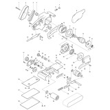 Makita 9924DB Corded 76 X 610mm Belt Sander 110v & 240v Spare Parts 9924DB