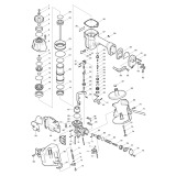 Makita AN621 Construction Coil Air Nailer 45-65mm Spare Parts