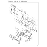 Makita BFL201FZ Cordless Angle Screwdriver Spare Parts BFL201FZ