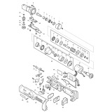 Makita BFL201R Cordless Angle Nut Runner Spare Parts