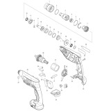 Makita BFS441 14.4v Lxt Li-ion Variable Speed Screwgun Spare Parts