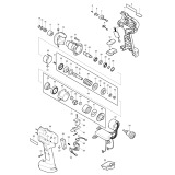 Makita BFT082R 14.4v Screwdriver Spare Parts