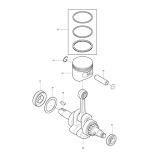 Makita BHX2501 4-stroke Petrol Blower 24.5cc 4 Stroke Spare Parts BHX2501