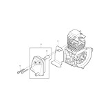 Makita BHX2501 4-stroke Petrol Blower 24.5cc 4 Stroke Spare Parts BHX2501