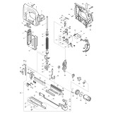 Makita BPT350 Cordless Pin Nailer 18-35mm Spare Parts BPT350