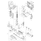 Makita BPT351 Cordless Pin Nailer 18-35mm Spare Parts