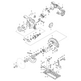 Makita BSS611 Cordless 18v 165mm Circular Saw Spare Parts