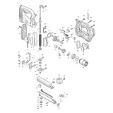 Makita BST220 10-22mm Cordless Stapler Spare Parts