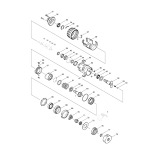 Makita BTP140 18v Li-ion 4 Function Combi Drill Spare Parts BTP140