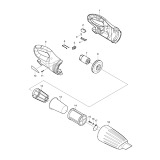 Makita CL070D 7.2v Vacuum Cleaner Spare Parts CL070D