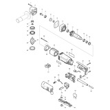 Makita DA3010 10mm Compact Angle Drill Spare Parts