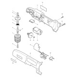 Makita DA392D 9.6 Volt Cordless 3/8in Angle Drill Spare Parts