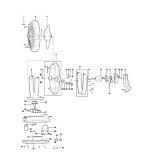 Makita DCF102 Cordless Portable 7-1/8'' Fan Spare Parts