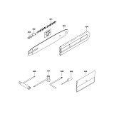 Makita DCS3400 Outdoor Petrol Chainsaw Spare Parts DCS3400