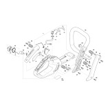 Makita DCS4301 Petrol Chainsaw 43cc 40cm Spare Parts DCS4301