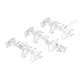 Makita DCS4301 Petrol Chainsaw 43cc 40cm Spare Parts DCS4301