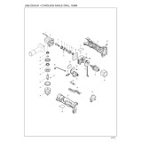 Makita DDA341RFE 14.4v Li-ion Right Angle Drill Spare Parts DDA341RFE