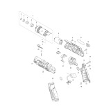 Makita DF012 7.2v Lxt 1/4'' Drill Driver Spare Parts