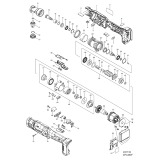 Makita DFL083F Small Cordless Angle Nut Runner Spare Parts DFL083F