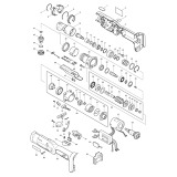 Makita DFL300F Small Cordless Angle Nut Runner Spare Parts DFL300F