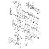 Makita DFL400FZ 14.4v Angle Drill Spare Parts