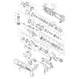 Makita DFL402FZ Cordless Angle Screwdriver Spare Parts