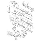 Makita DFL402RZ Angle Screwdriver Spare Parts