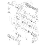 Makita DFL650FZ Cordless Angle Screwdriver Spare Parts