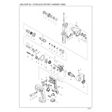 Makita DHR162 Cordless Sds Lxt Hammer Drill 14.4v Spare Parts
