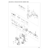 Makita DHR164 Cordless Sds-plus Rotary Hammer 18v Spare Parts DHR164