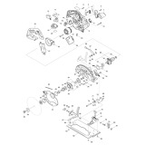 Makita DHS661ZU Cordless Circular Saw Spare Parts