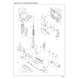 Makita DPT351 Cordless Pin Nailer 23-gauge Spare Parts DPT351