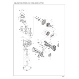 Makita DSC250ZK Cordless 18v Lxt Steel Rod Cutter Spare Parts