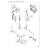 Makita DST110 18v Cordless Head Nailer 10mm Spare Parts DST110