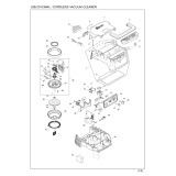 Makita DVC864L 18v/36v Twin Lxt Vacuum Cleaner Spare Parts