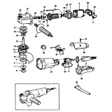 Black & Decker P5513 Type 1 Bodygrip Sander Spare Parts