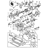 Elu MHB90E Type 4 Belt Sander Spare Parts