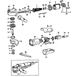 Black & Decker P5413B Type 1 Angle Grinder Spare Parts