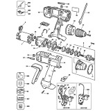 Elu SBA51K Type 1 Cordless Drill Spare Parts