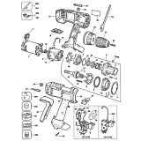 Elu SBA35K Type 1 Cordless Drill Spare Parts