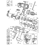 Elu SBA55K Type 1 Cordless Drill Spare Parts SBA55K