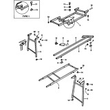 DeWalt DE7043 Type 1 Extension Table Spare Parts
