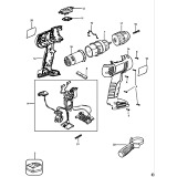 Black & Decker HP188F2 Type 1 Cordless Drill Spare Parts