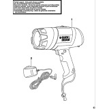 Black & Decker BDSL411 Type 1 Torch Spare Parts