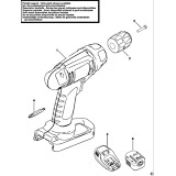 Black & Decker PS1800 Type 1 Cordless Drill Spare Parts