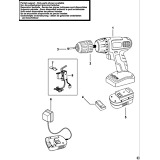 Black & Decker EPC142K2 Type H1 Cordless Drill Spare Parts