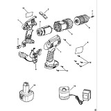 Black & Decker CD12C Type 4 Cordless Drill Spare Parts CD12C