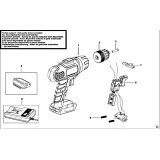 Black & Decker EPL148 Type H1 Cordless Drill Spare Parts