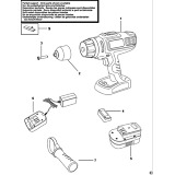Black & Decker HP188F4 Type H2 Cordless Drill Spare Parts